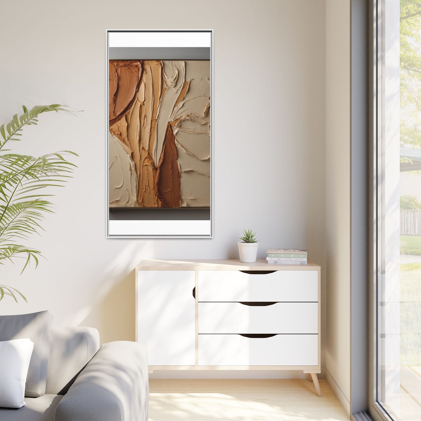 Matte Canvas, Framed (Multi-color)