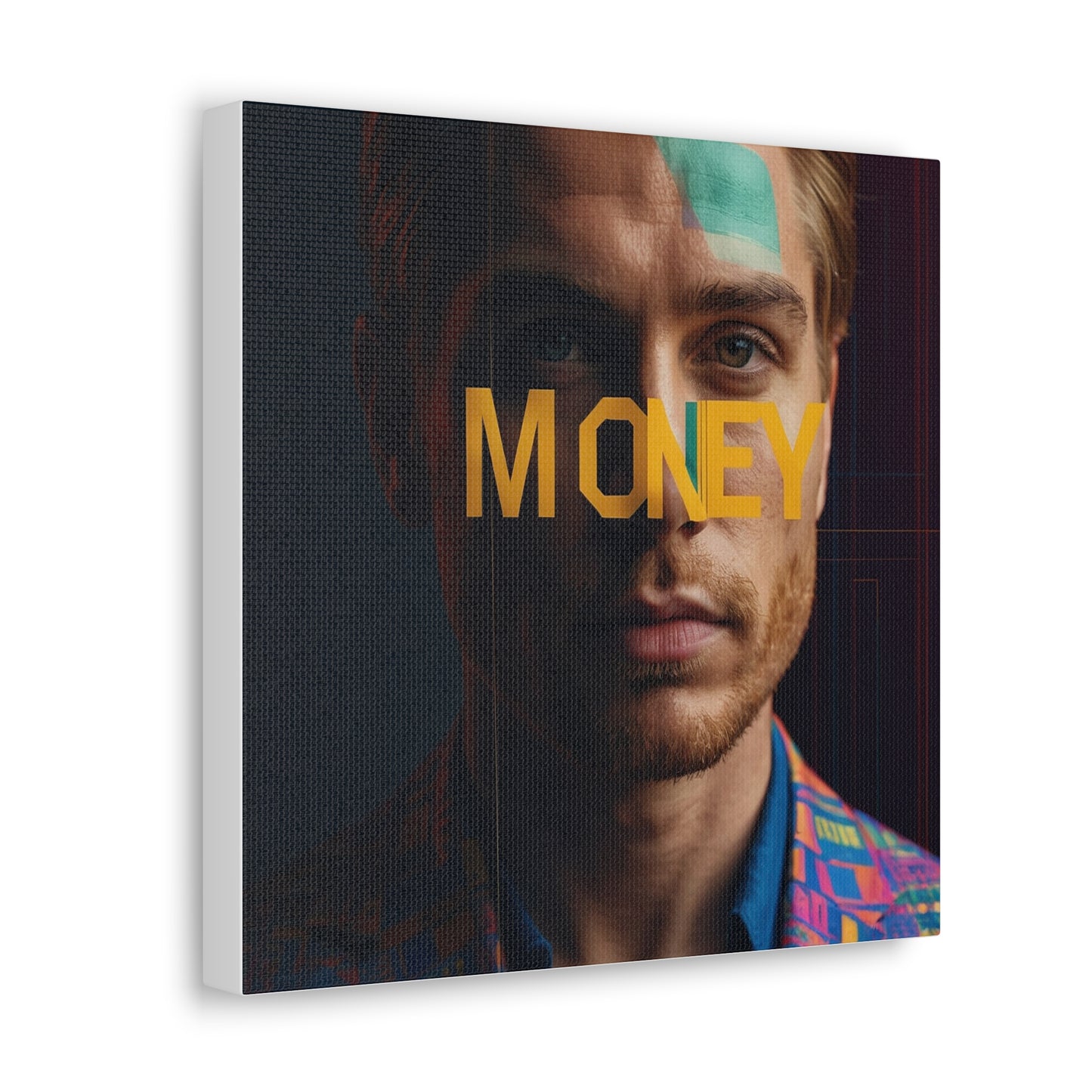 Inspirational Canvas Gallery Wrap - 'MONEY' Wall Art for Modern Spaces