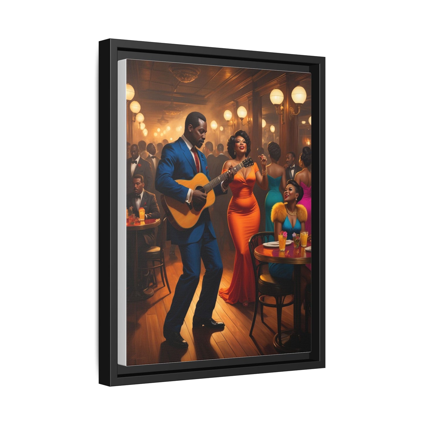 Matte Canvas, Framed (Multi-color)