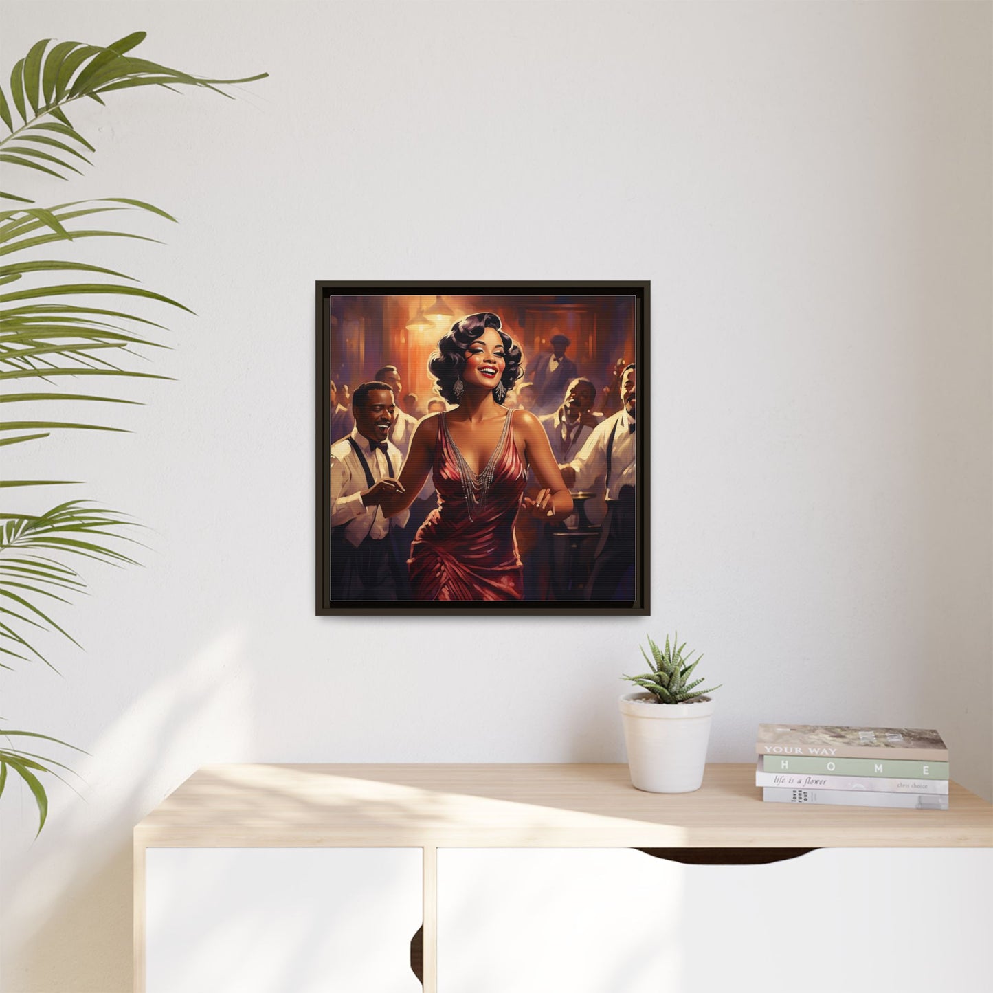 Matte Canvas, Framed (Multi-color)