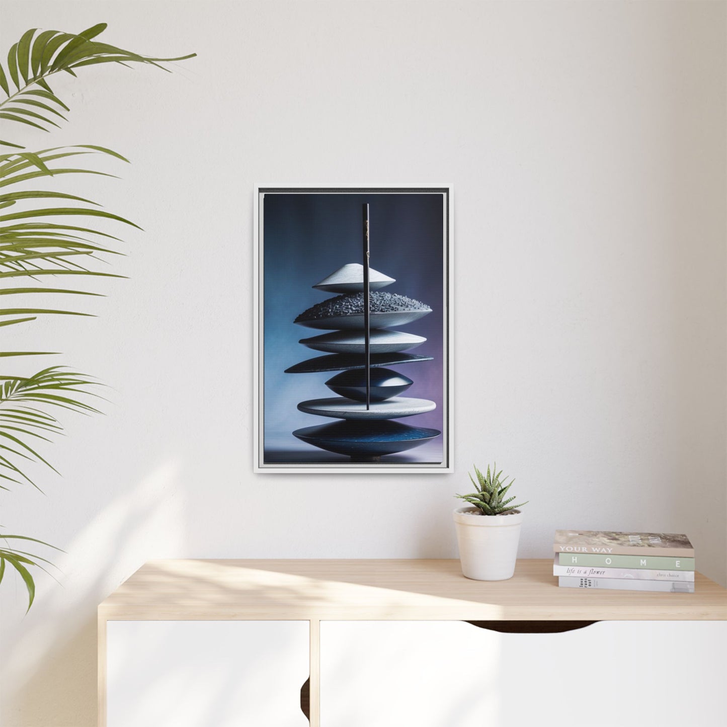 Matte Canvas, Framed (Multi-color)