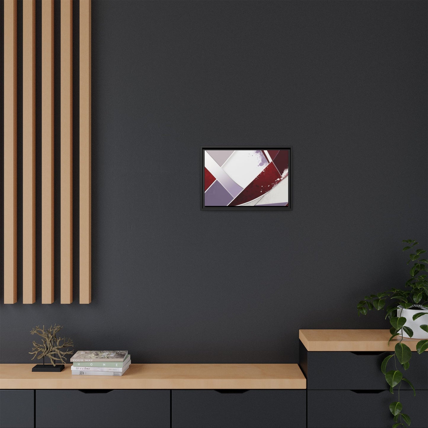 Matte Canvas, Framed (Multi-color)