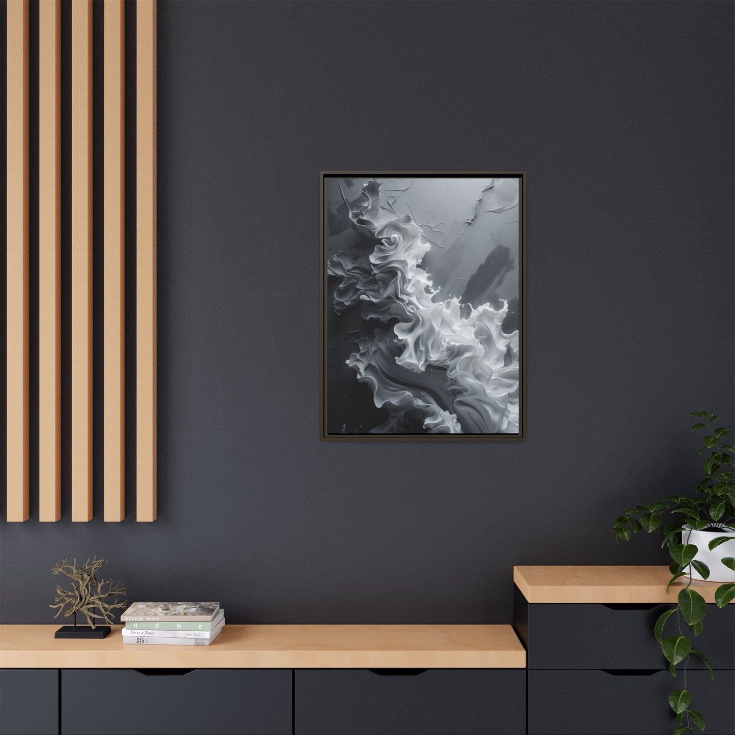 Matte Canvas, Framed (Multi-color)