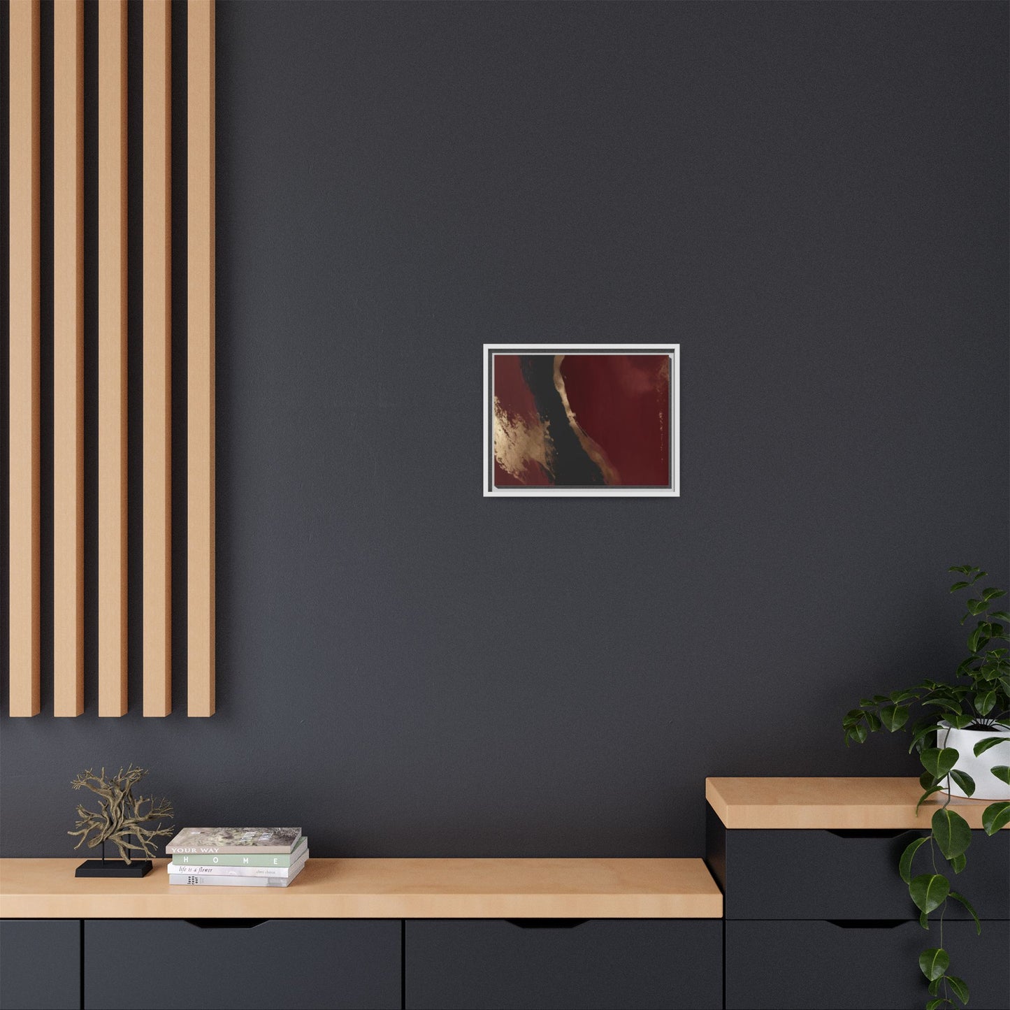 Matte Canvas, Framed (Multi-color)