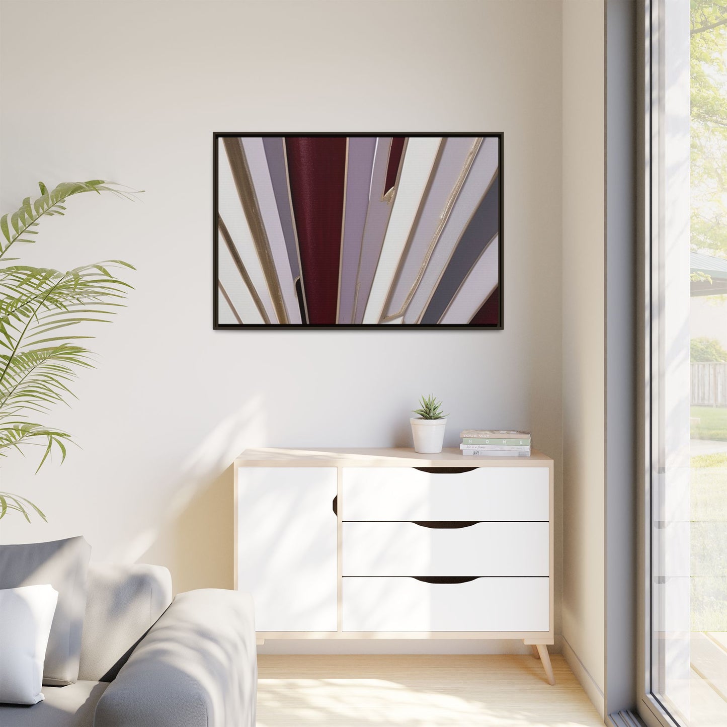 Matte Canvas, Framed (Multi-color)