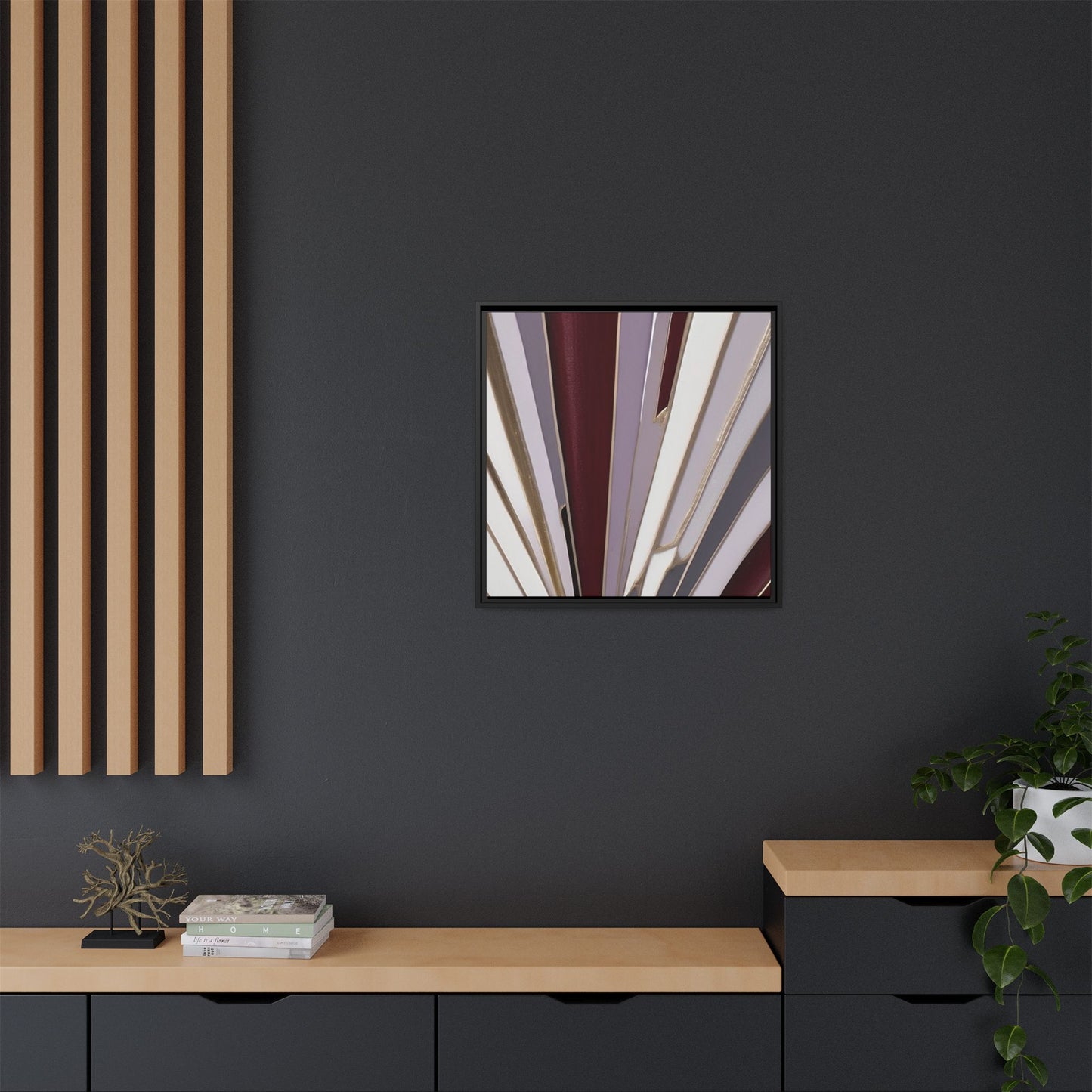Matte Canvas, Framed (Multi-color)