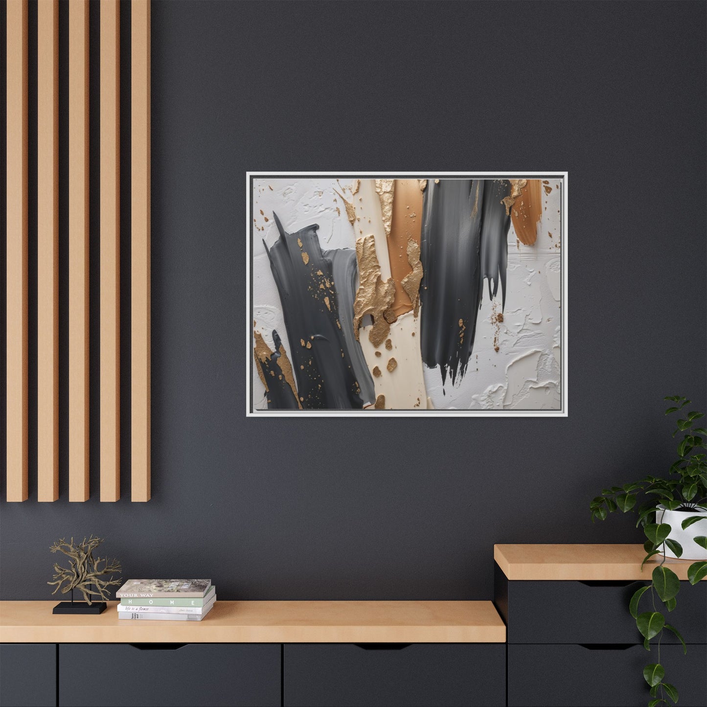 Matte Canvas, Framed (Multi-color)