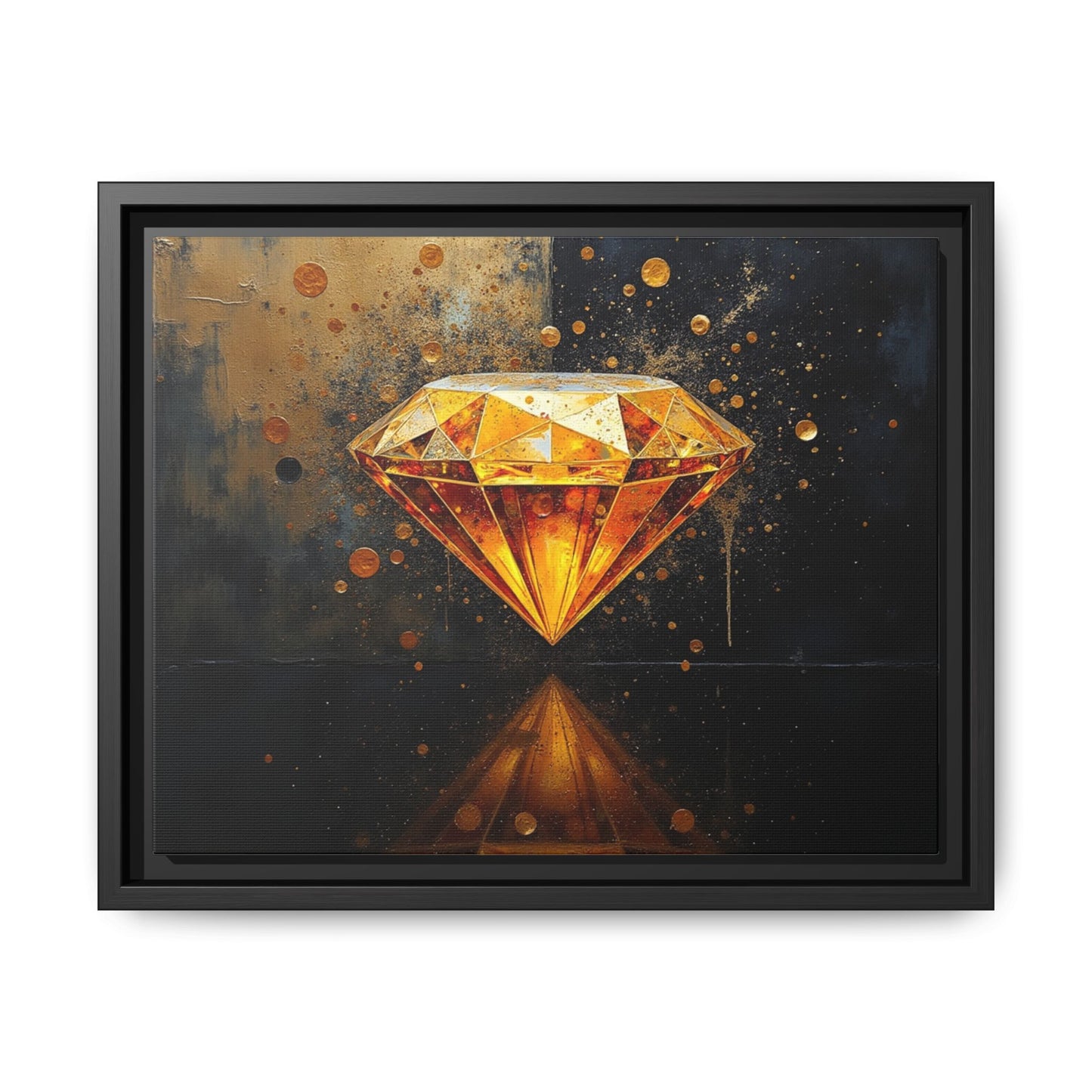 Matte Canvas, Framed (Multi-color)