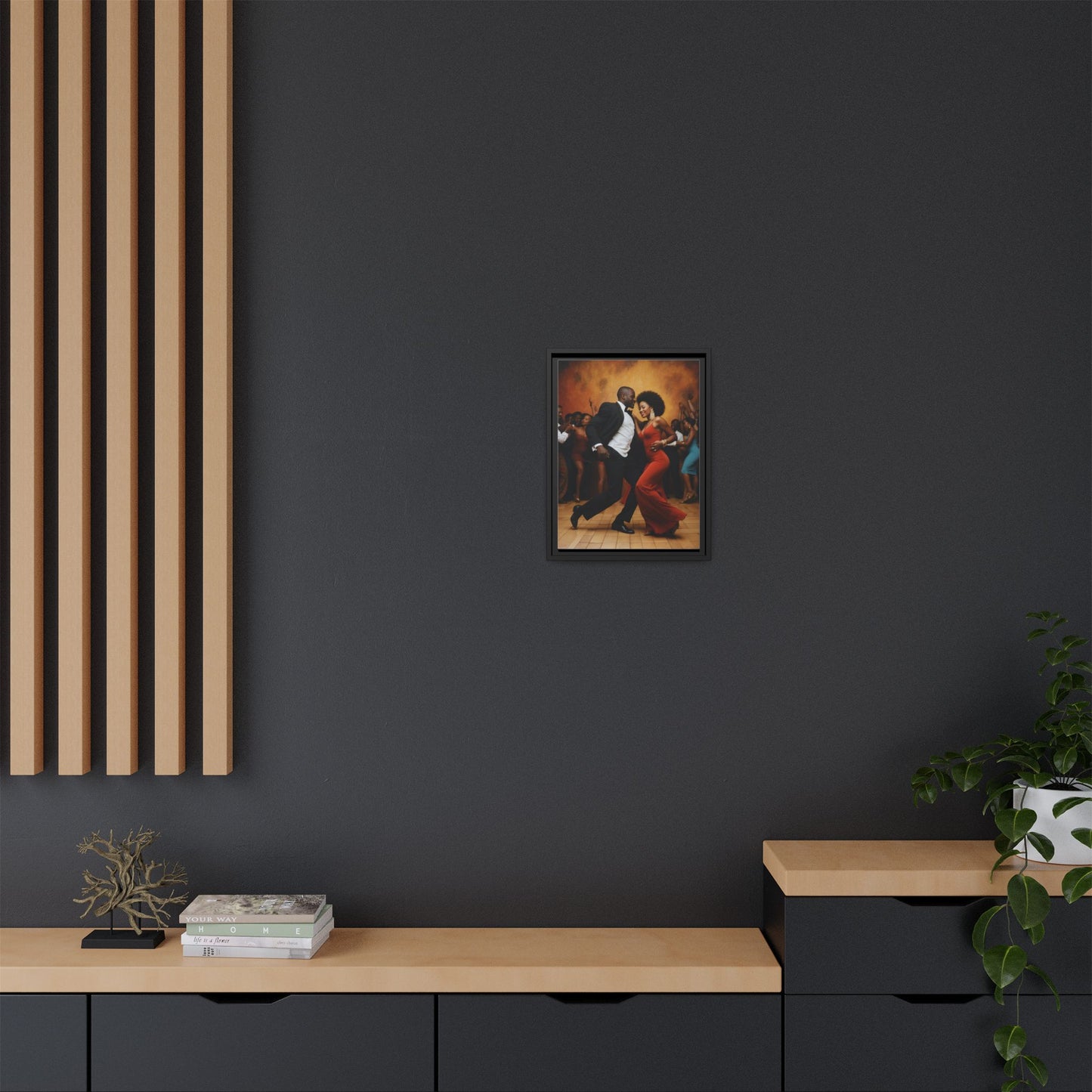 Matte Canvas, Framed (Multi-color)