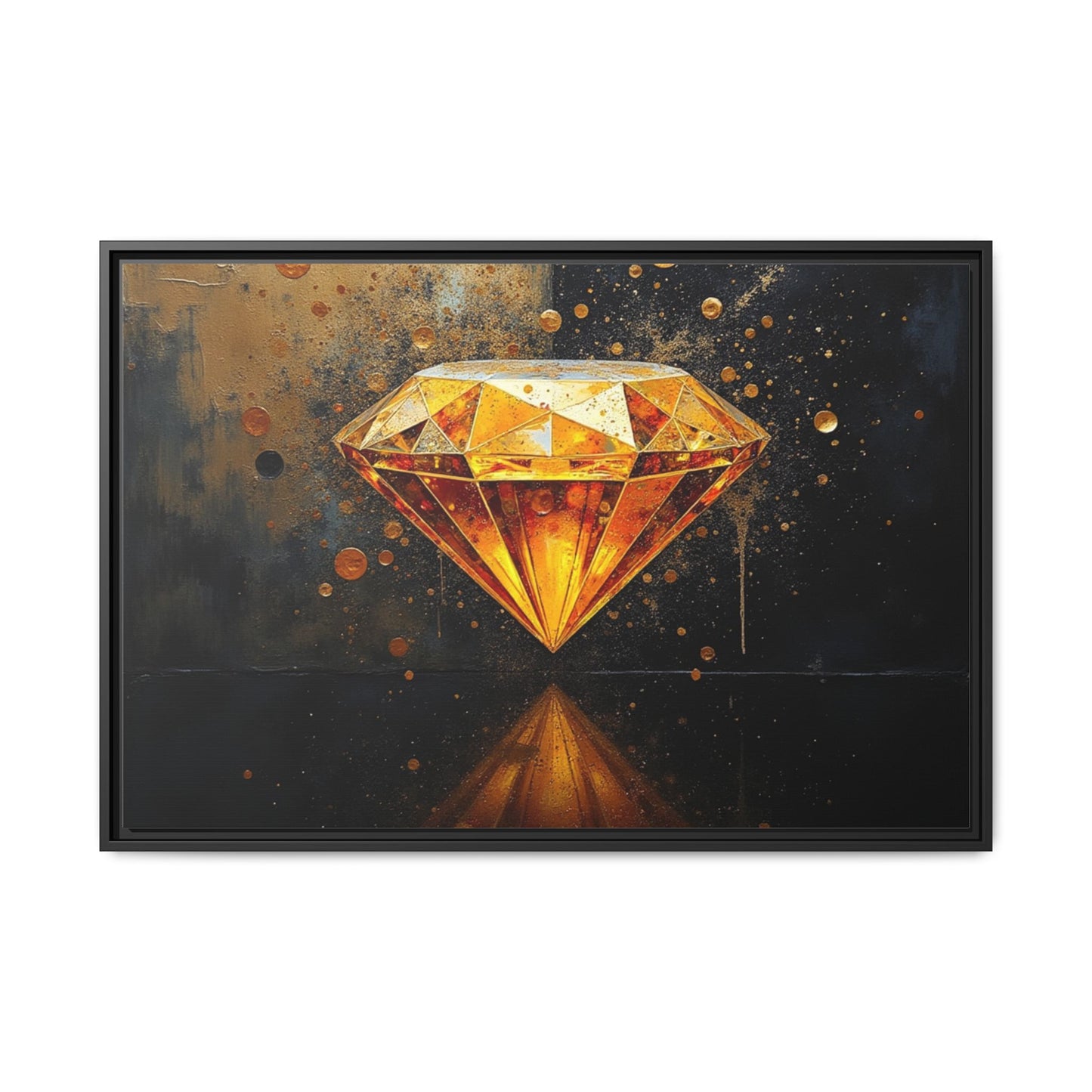 Matte Canvas, Framed (Multi-color)