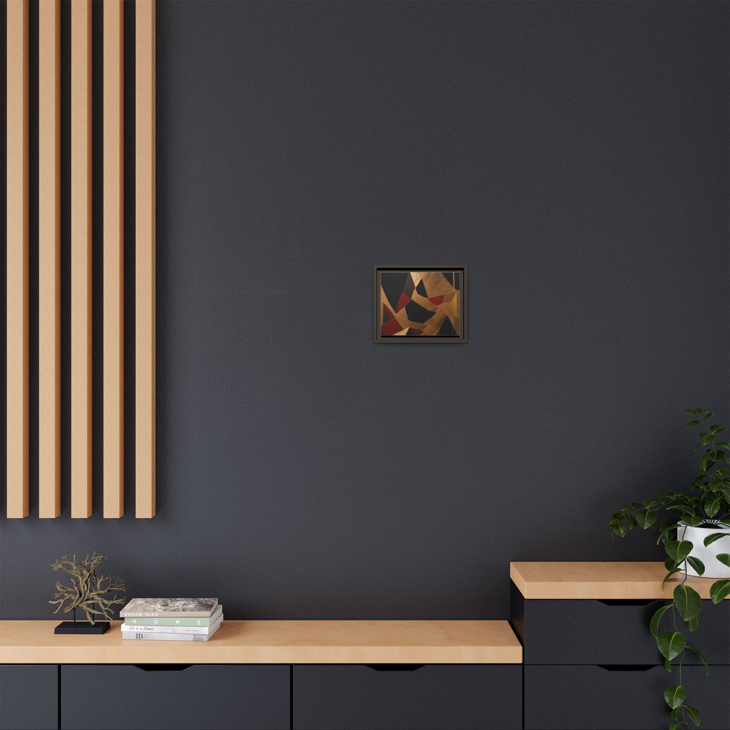 Matte Canvas, Framed (Multi-color)