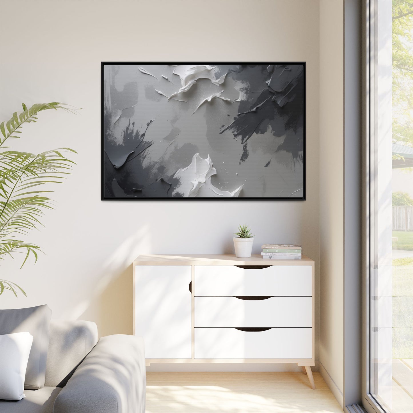 Matte Canvas, Framed (Multi-color)