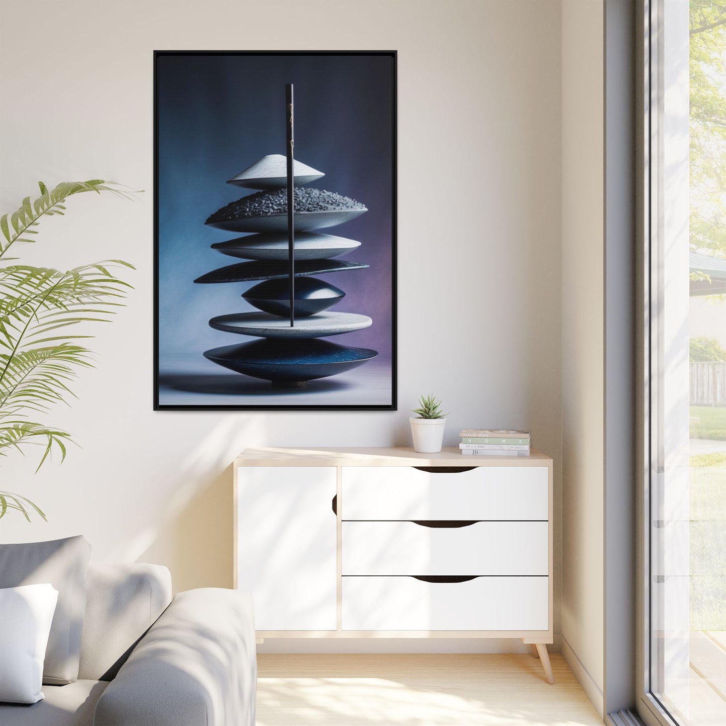 Matte Canvas, Framed (Multi-color)