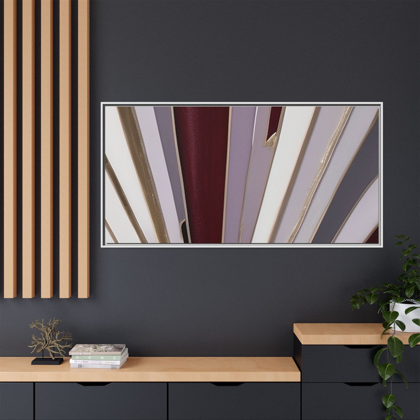 Matte Canvas, Framed (Multi-color)