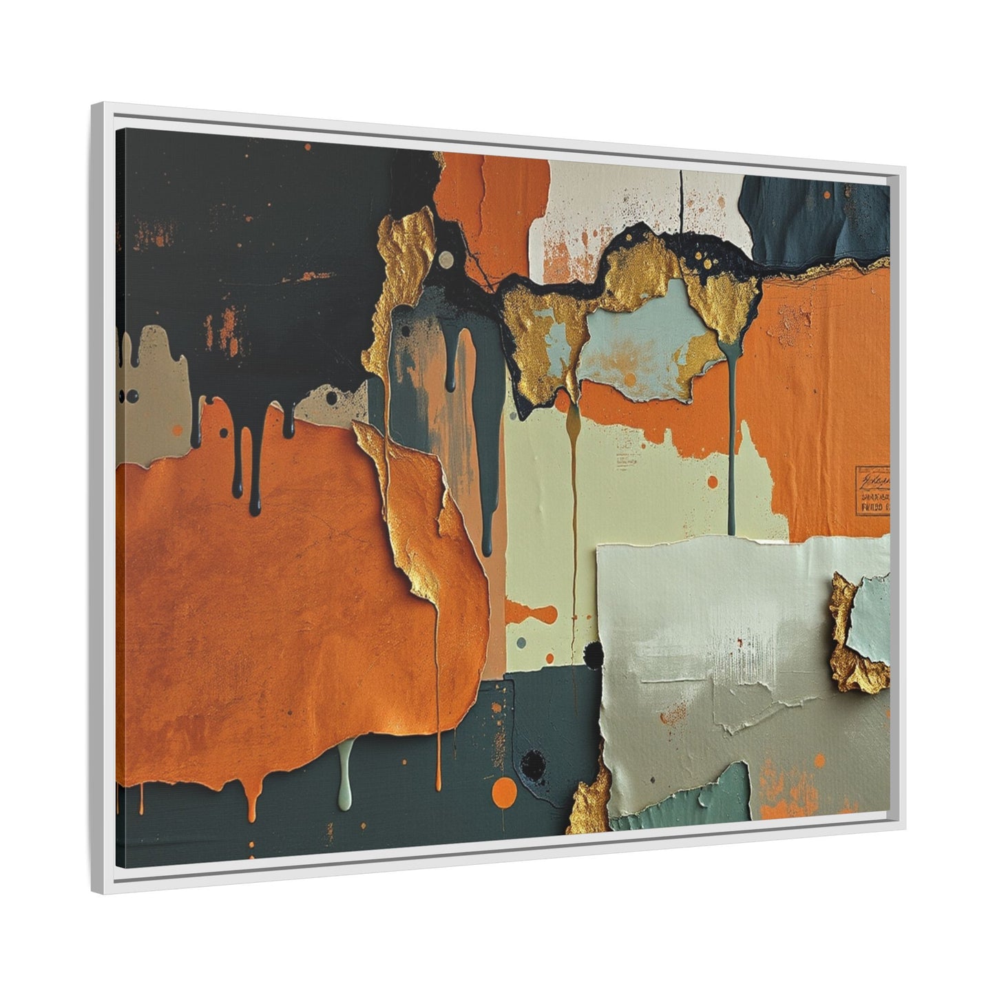 Matte Canvas, Framed (Multi-color)