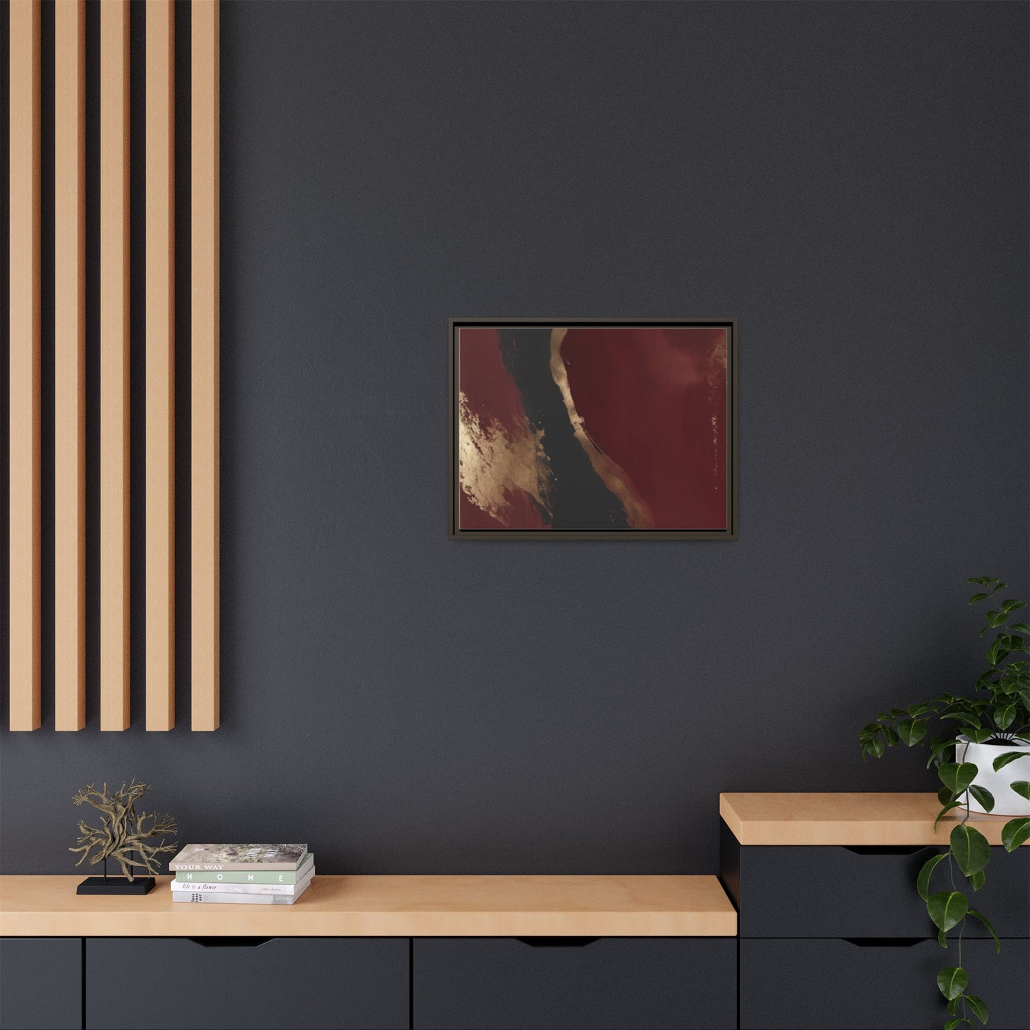 Matte Canvas, Framed (Multi-color)