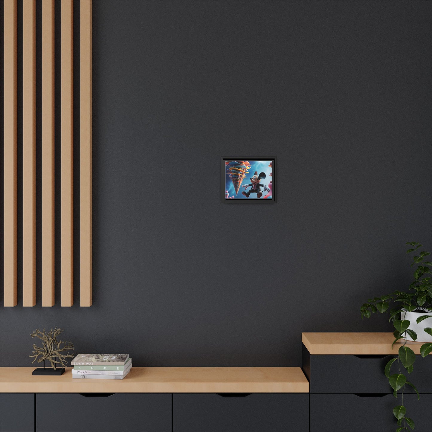 Matte Canvas, Framed (Multi-color)