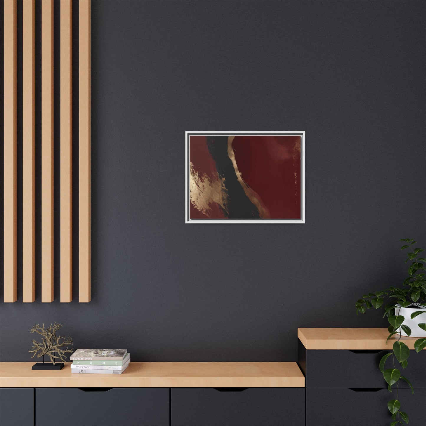 Matte Canvas, Framed (Multi-color)