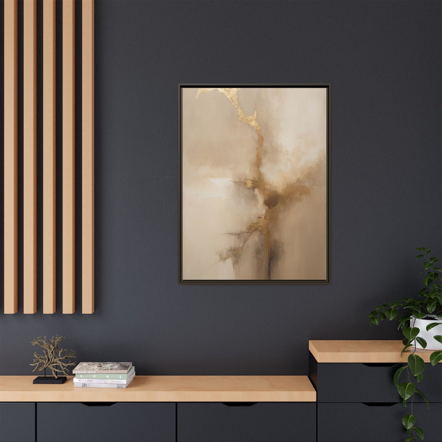 Matte Canvas, Framed (Multi-color)