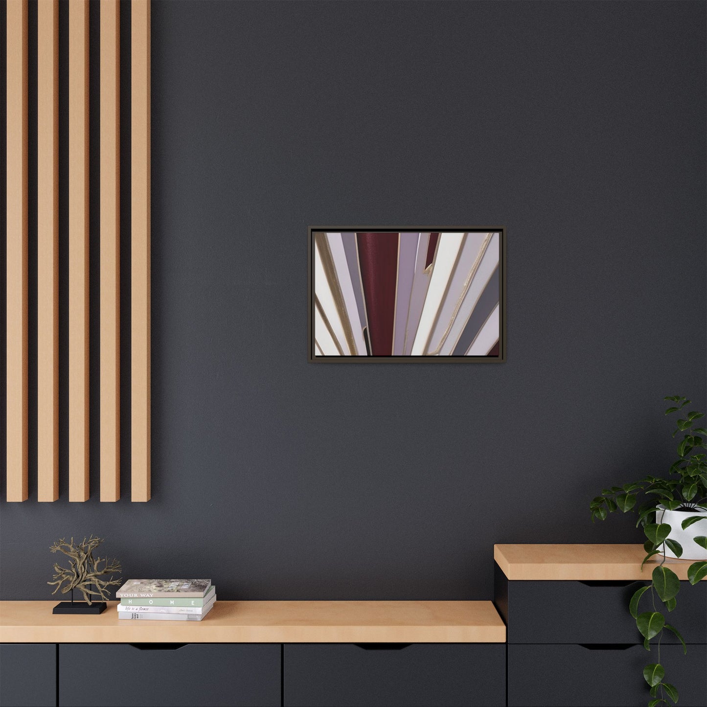 Matte Canvas, Framed (Multi-color)