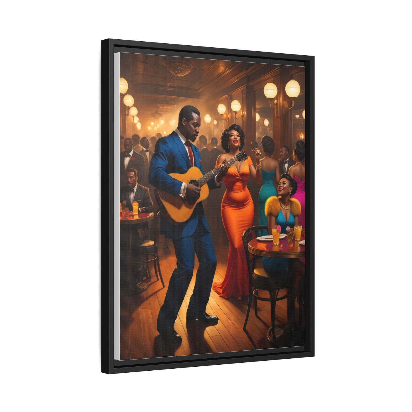 Matte Canvas, Framed (Multi-color)