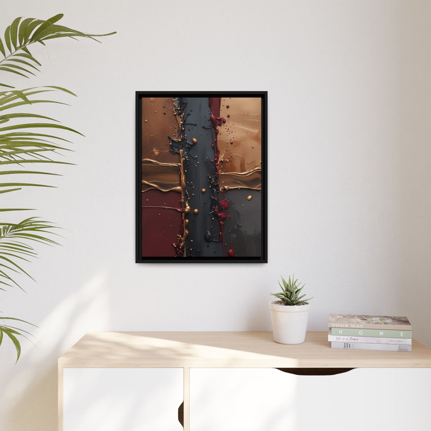 Matte Canvas, Framed (Multi-color)