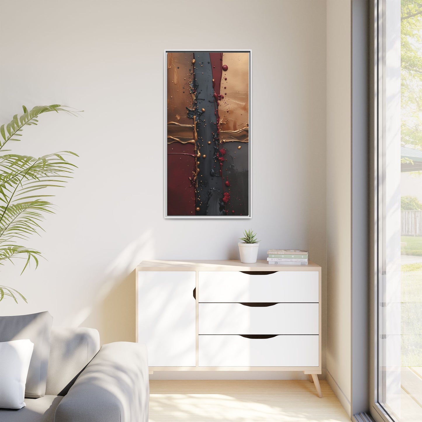 Matte Canvas, Framed (Multi-color)