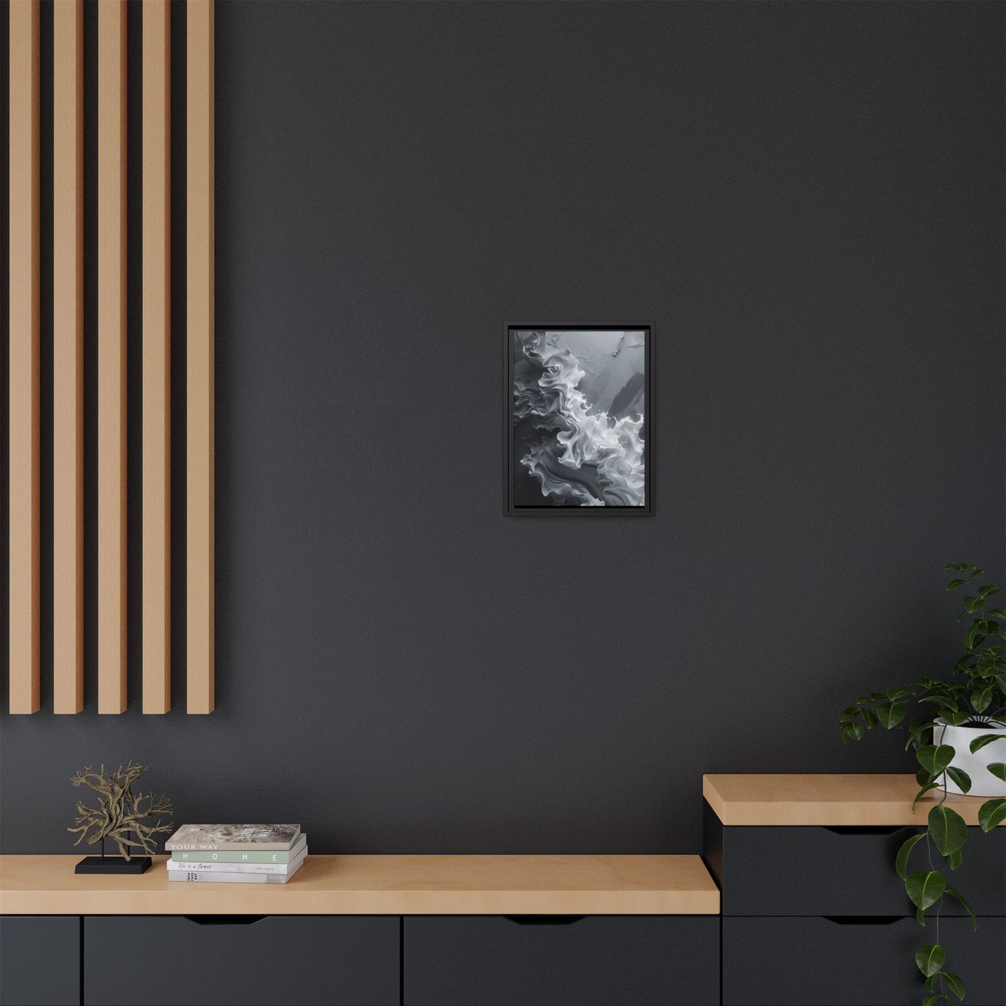 Matte Canvas, Framed (Multi-color)