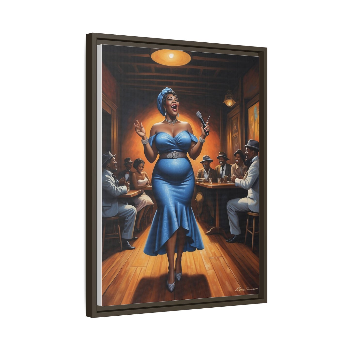 Matte Canvas, Framed (Multi-color)