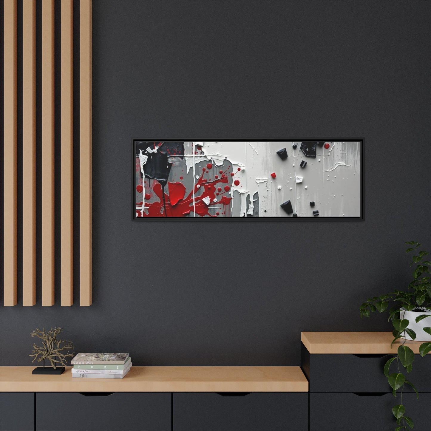 Matte Canvas, Framed (Multi-color)