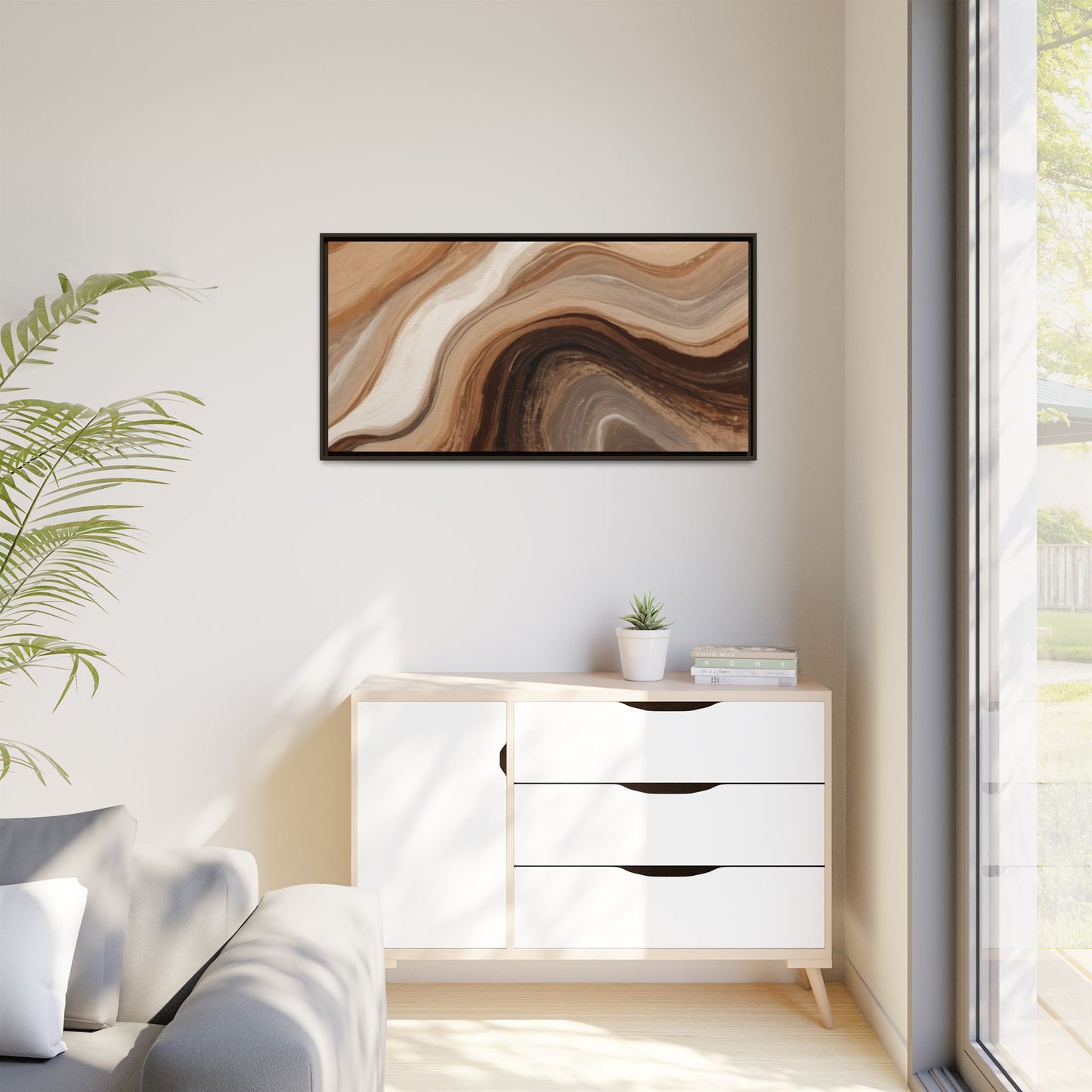 Matte Canvas, Framed (Multi-color)