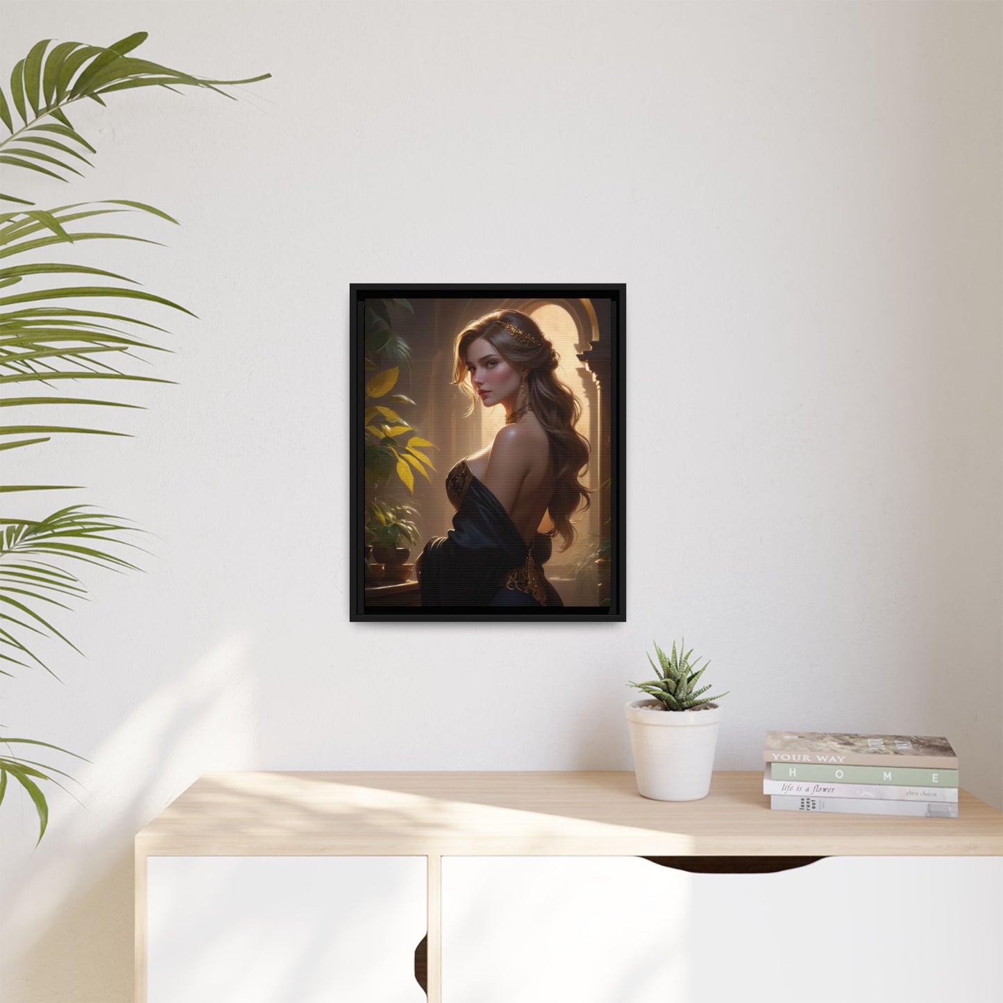 Matte Canvas, Framed (Multi-color)
