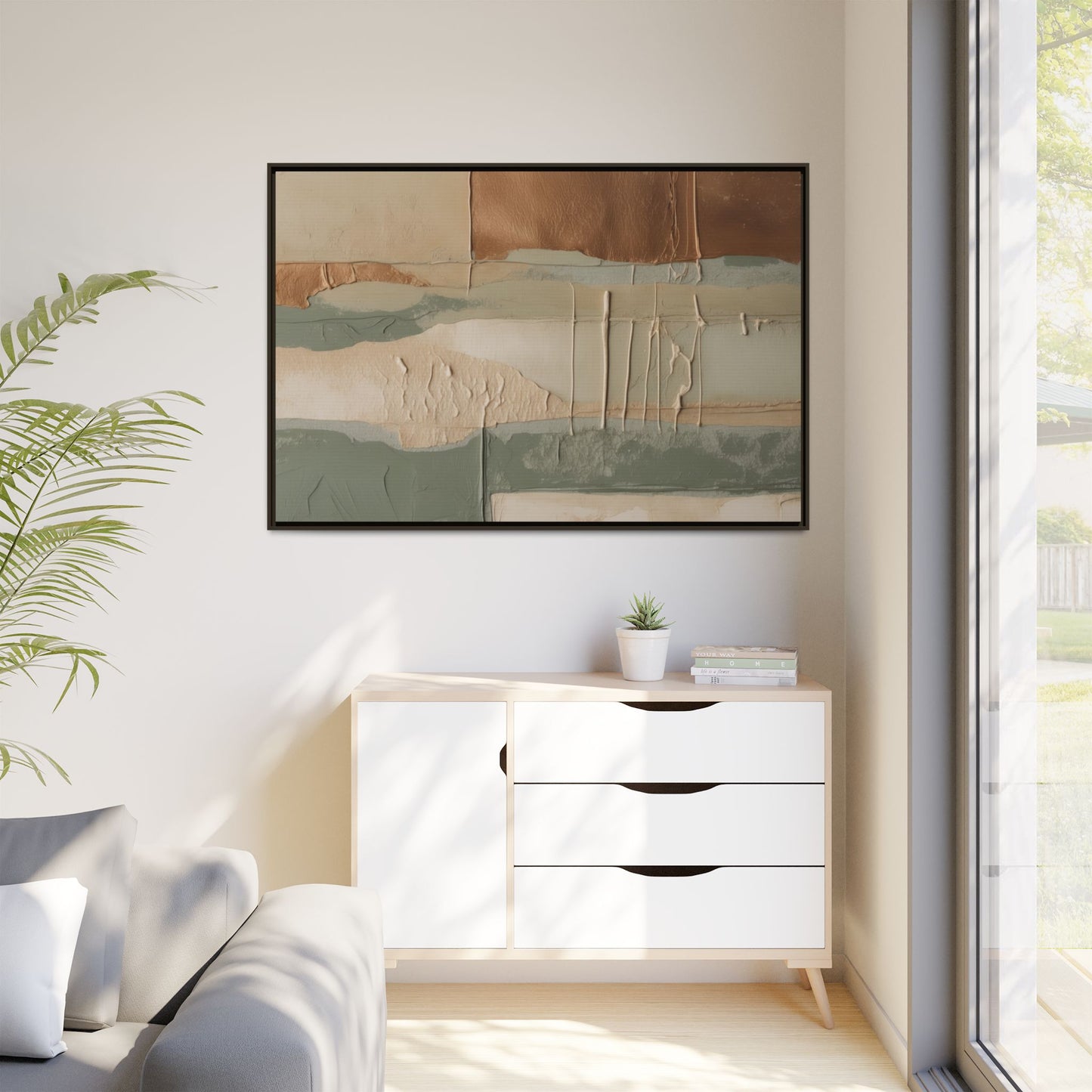 Matte Canvas, Framed (Multi-color)