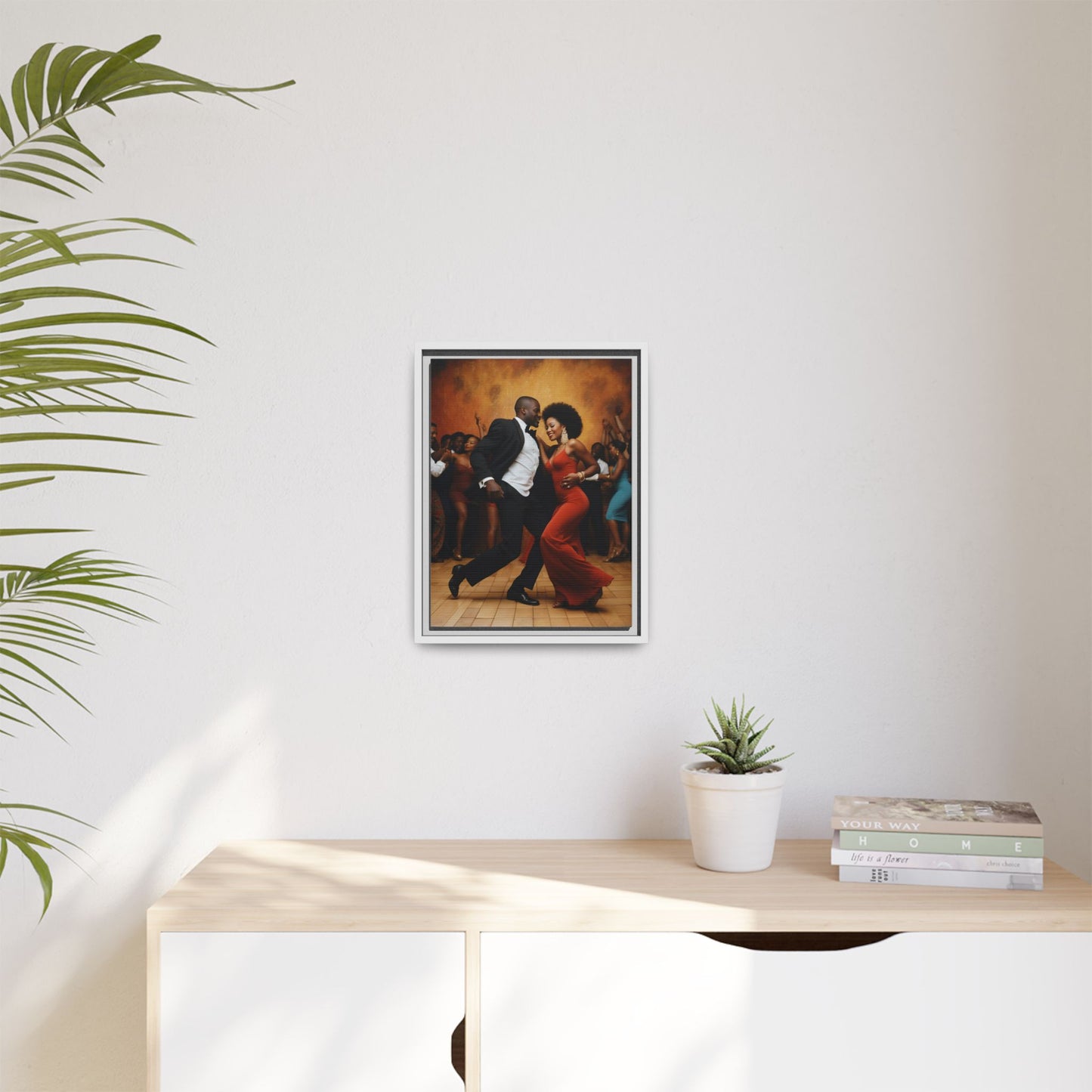 Matte Canvas, Framed (Multi-color)
