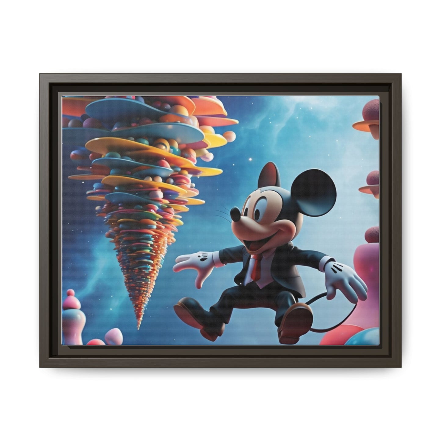 Matte Canvas, Framed (Multi-color)