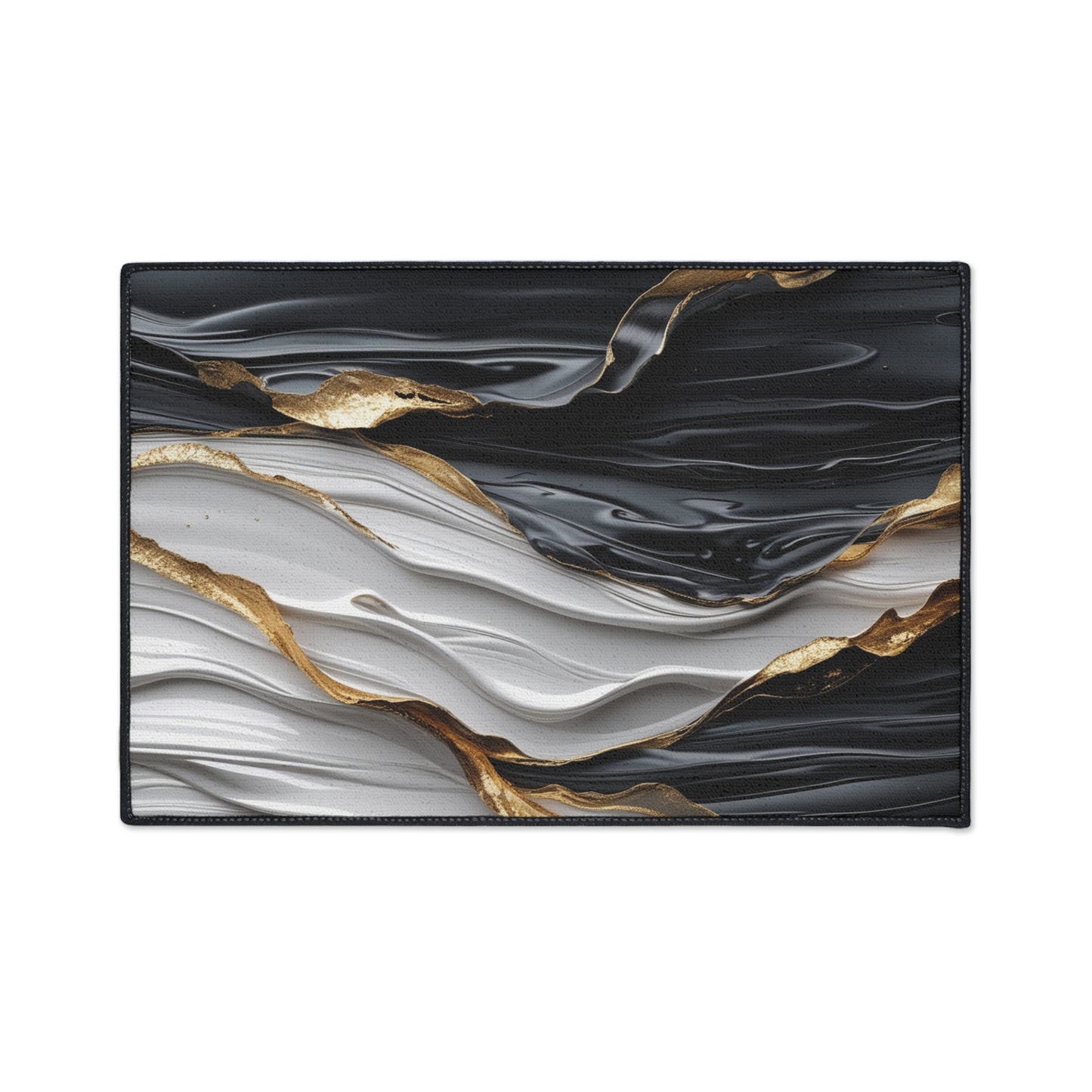 Elegant Heavy Duty Floor Mat with Artistic Design