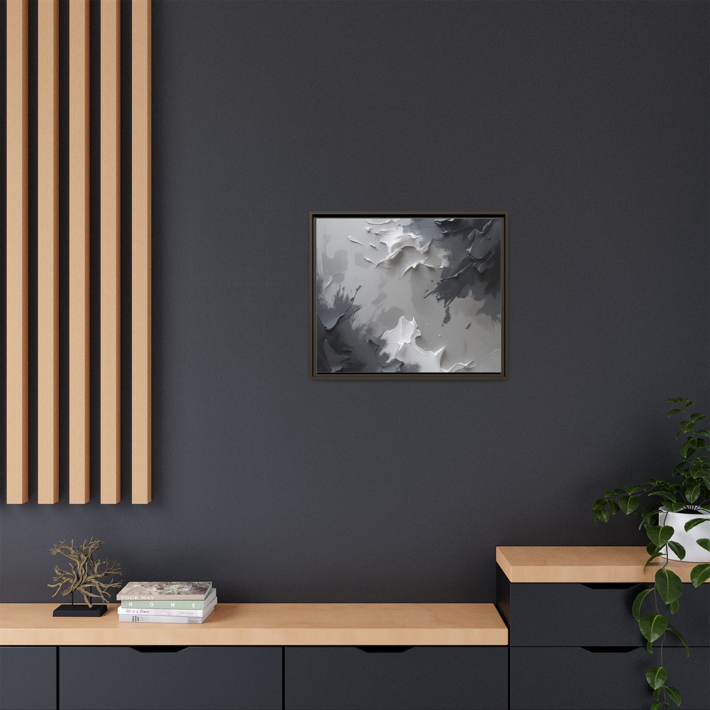 Matte Canvas, Framed (Multi-color)