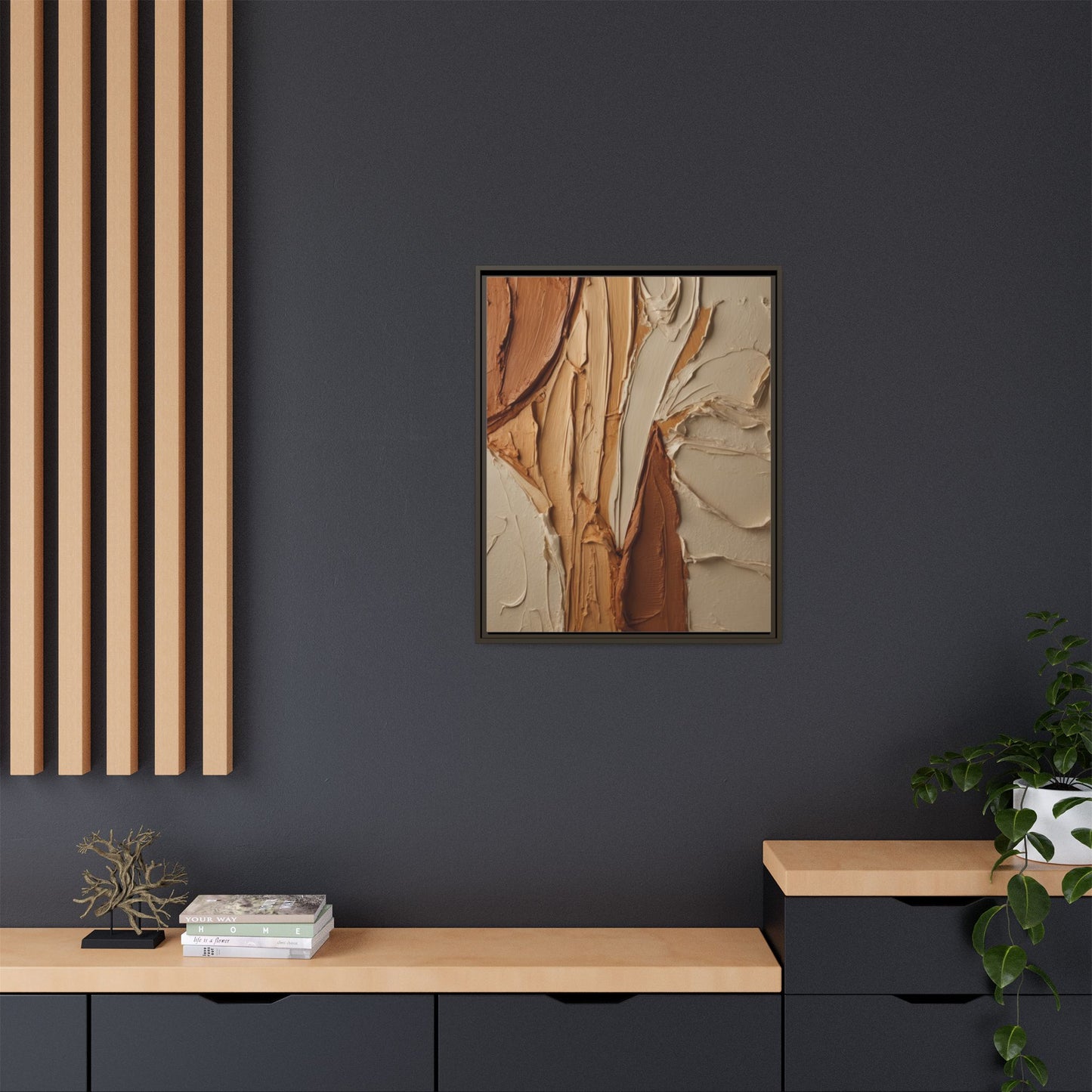 Matte Canvas, Framed (Multi-color)