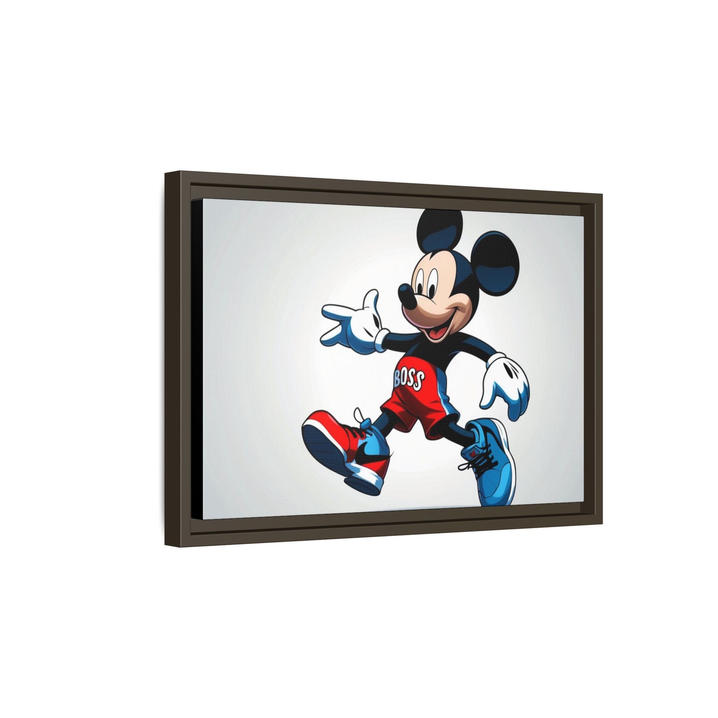 Mickey Mouse Boss Framed Canvas Art