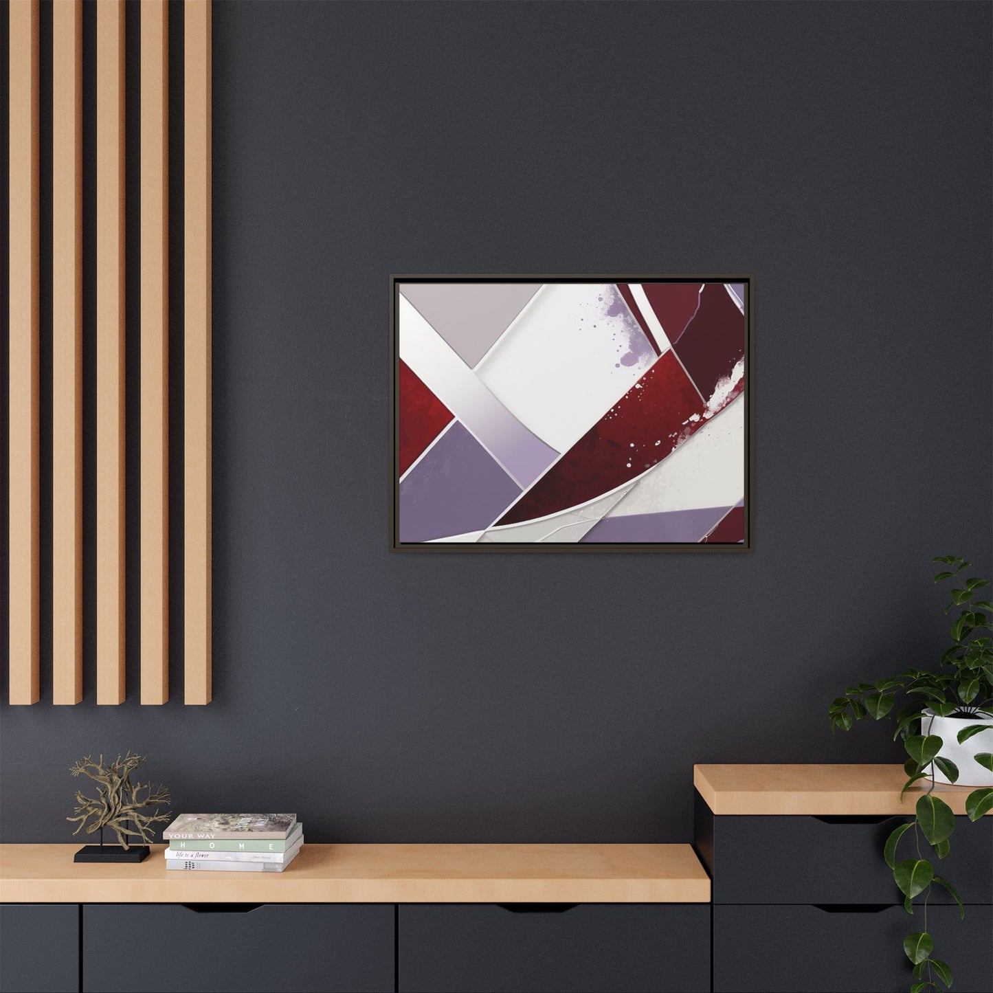 Matte Canvas, Framed (Multi-color)