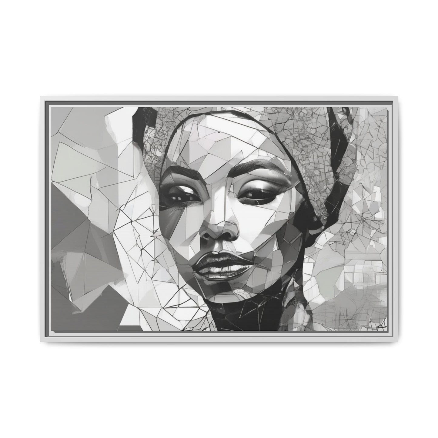 Fractured Grace: Portrait in Prism