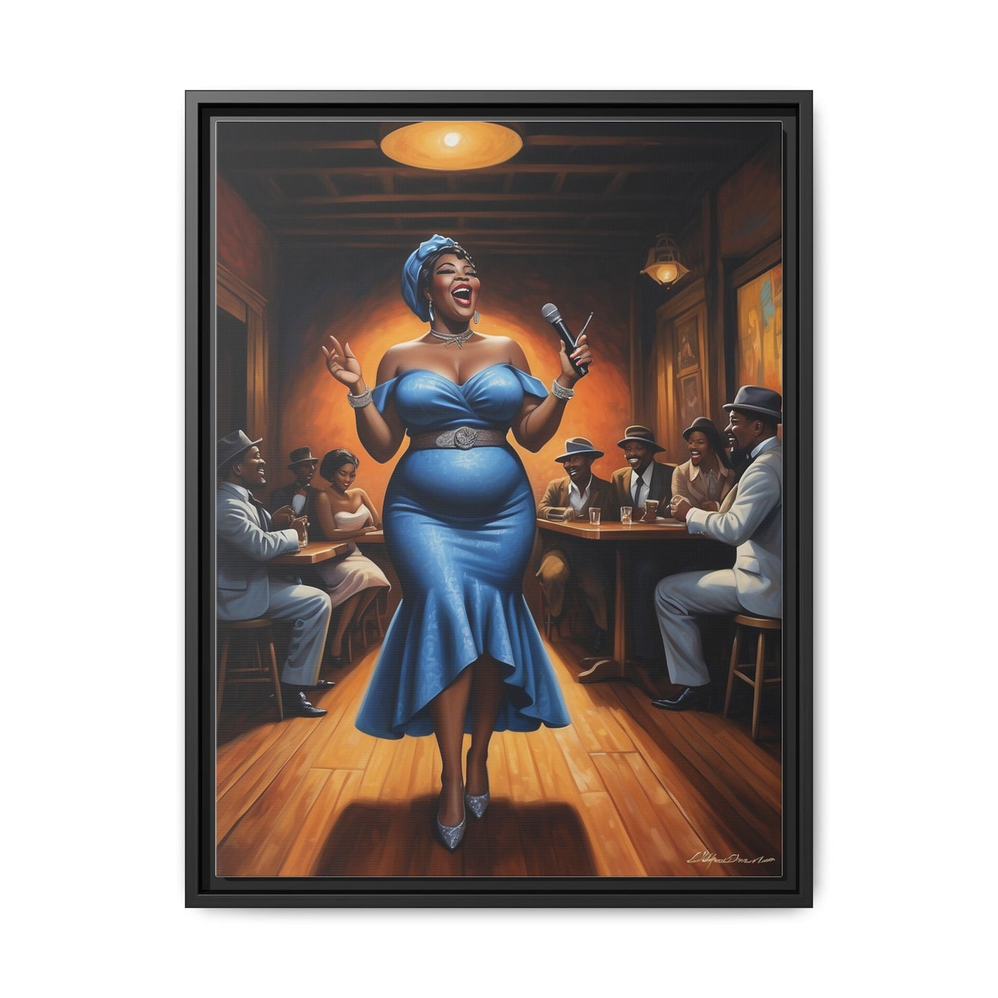 Matte Canvas, Framed (Multi-color)