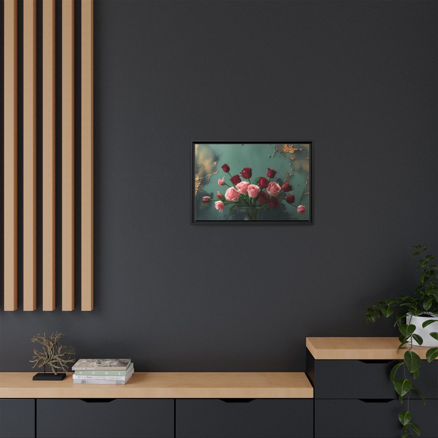 Matte Canvas, Framed (Multi-color)