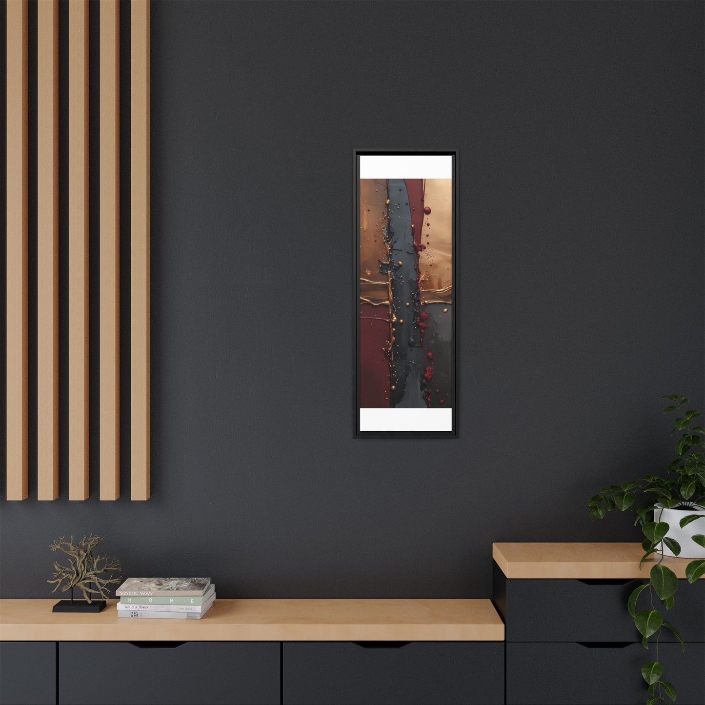 Matte Canvas, Framed (Multi-color)