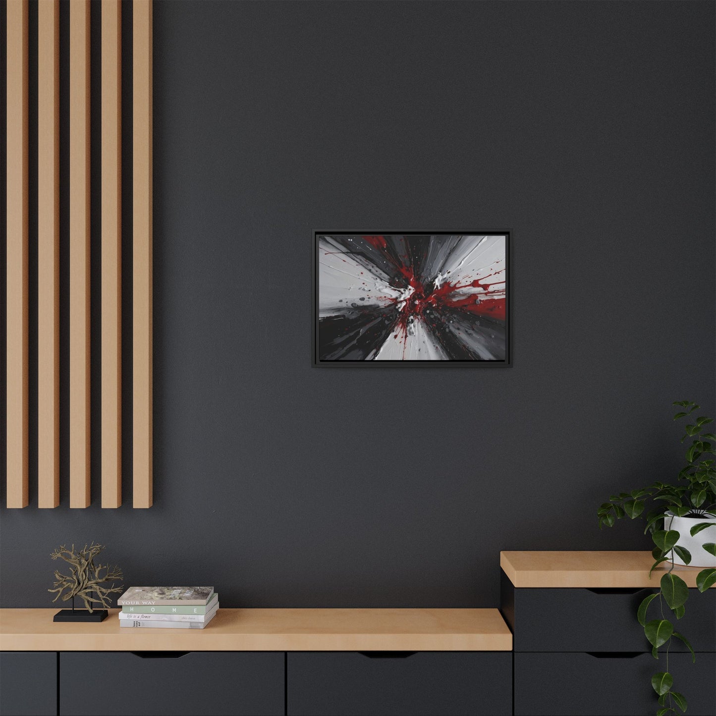 Matte Canvas, Framed (Multi-color)
