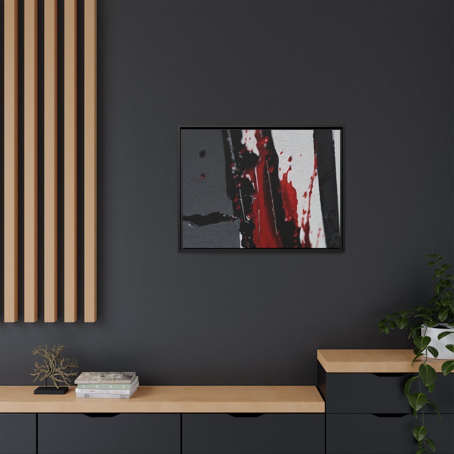Matte Canvas, Framed (Multi-color)