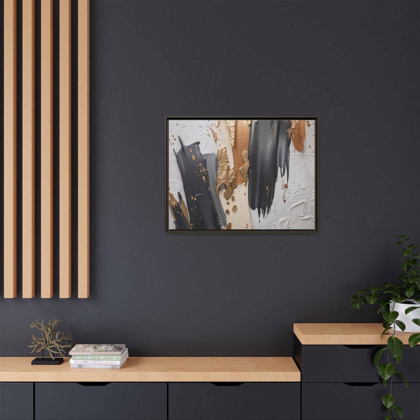 Matte Canvas, Framed (Multi-color)