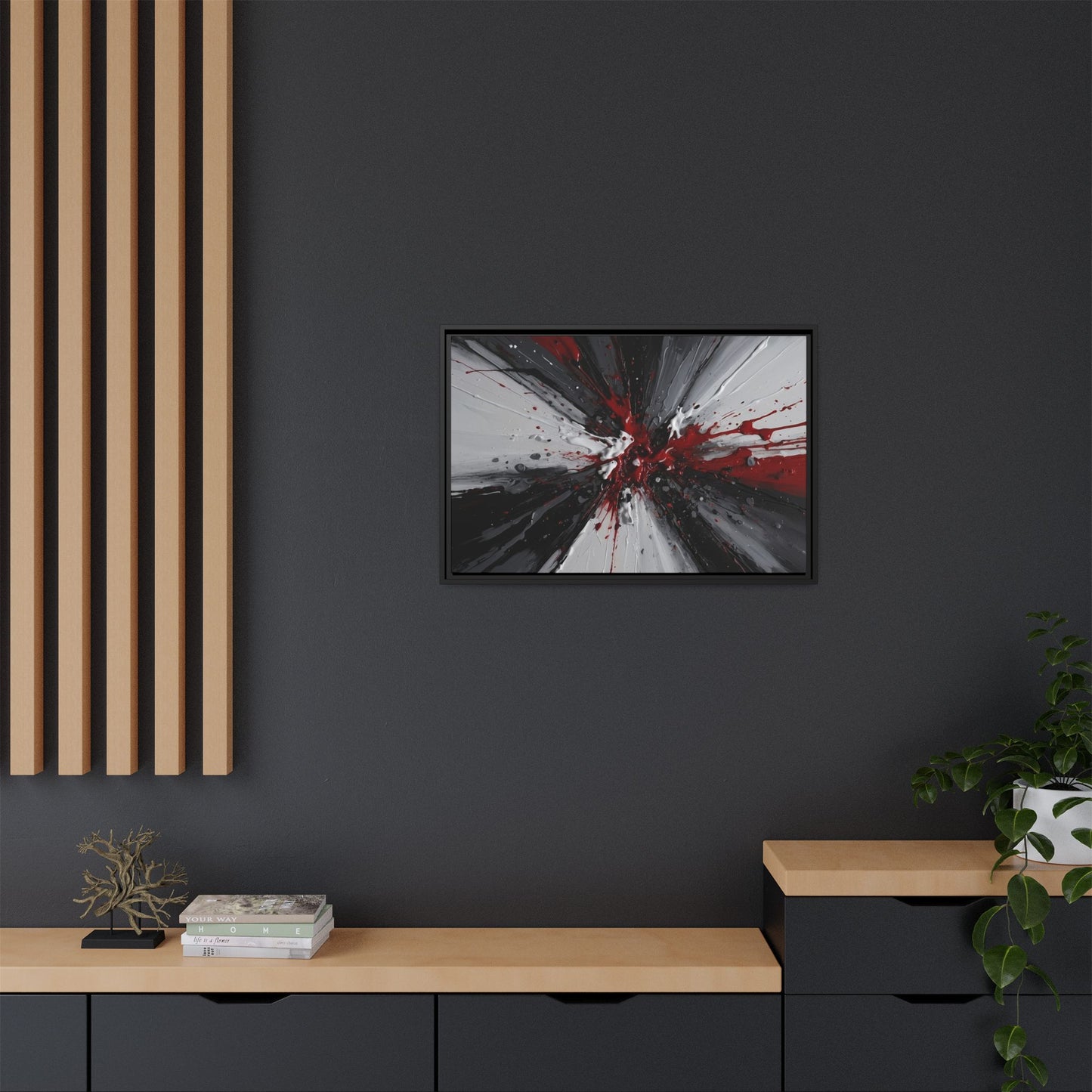 Matte Canvas, Framed (Multi-color)