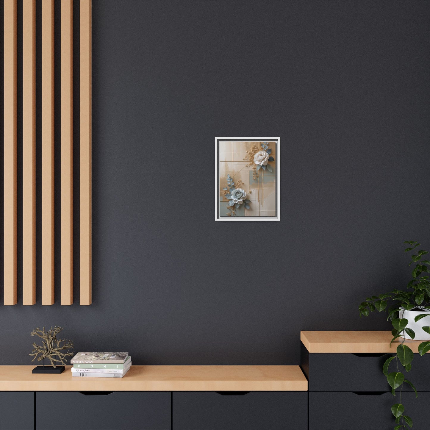 Matte Canvas, Framed (Multi-color)
