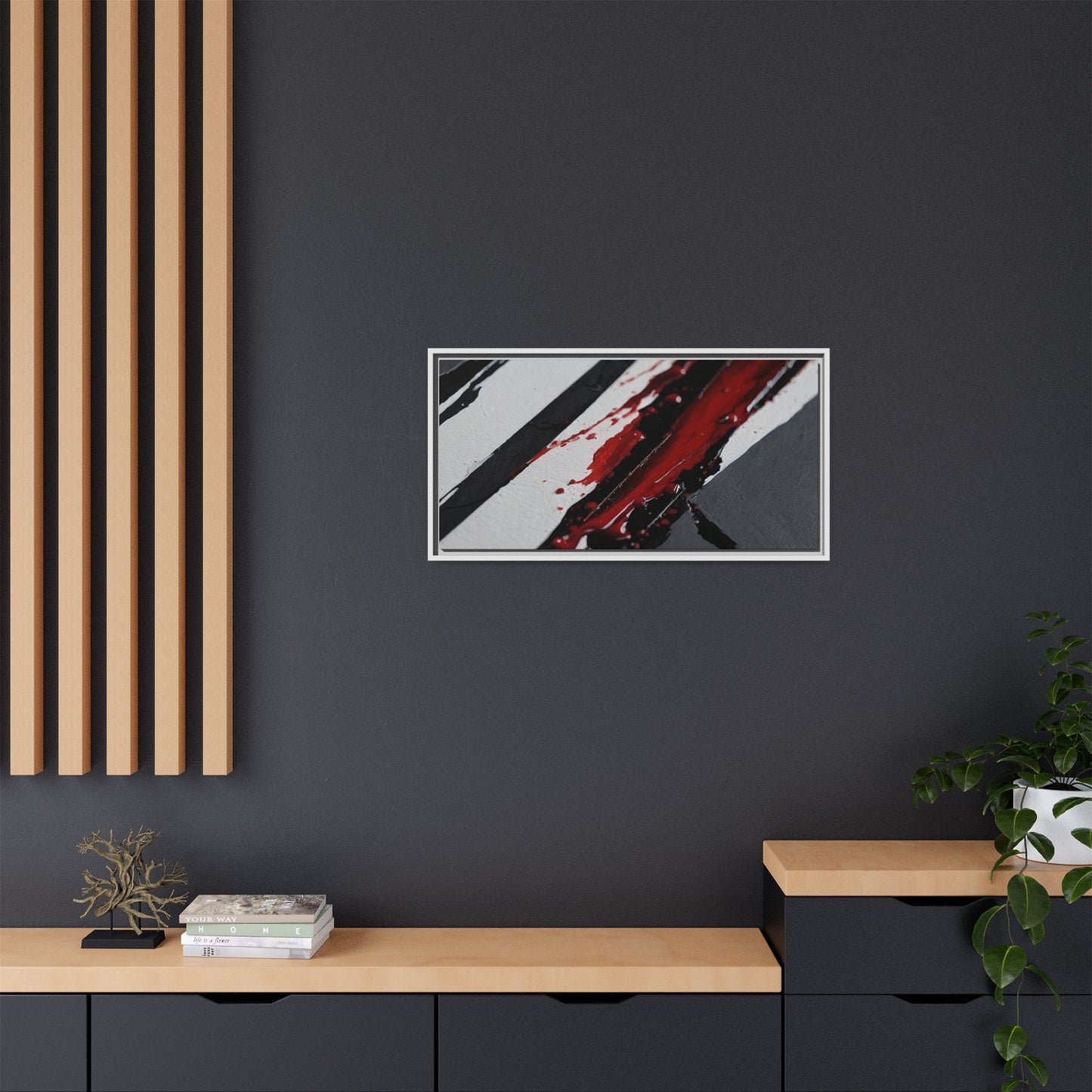 Matte Canvas, Framed (Multi-color)